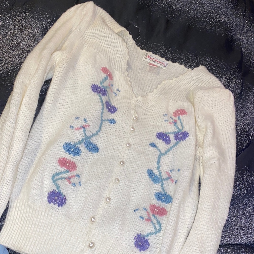 Vintage Floral Sweater